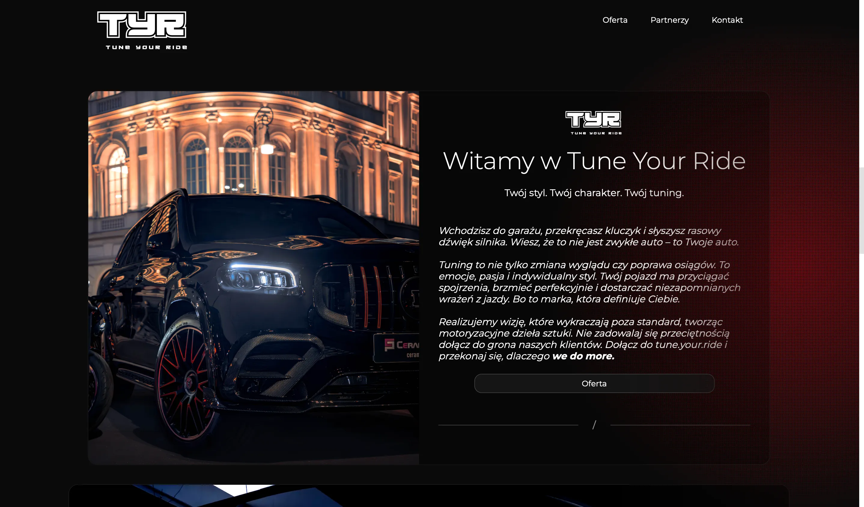 TyrAutomotive website screenshot